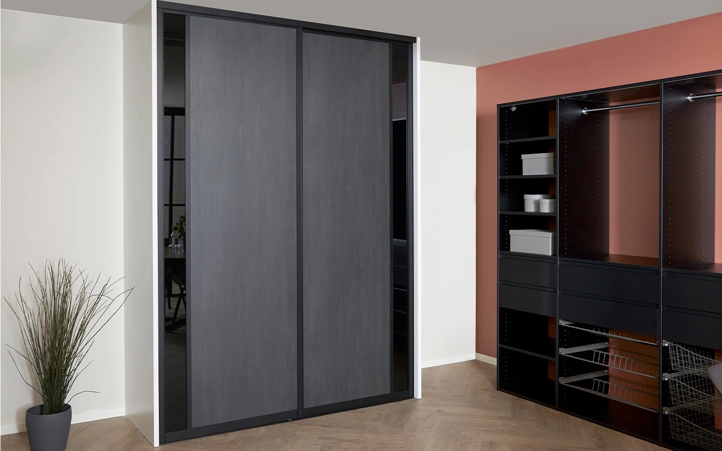 Luksuriøs walk-in garderobe